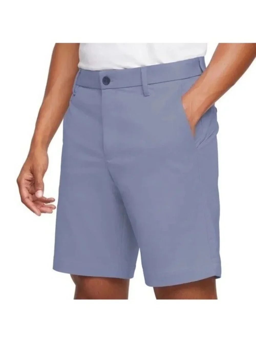 NWT Banana Republic Men's 32 Blue Stretch Chino Shorts 9